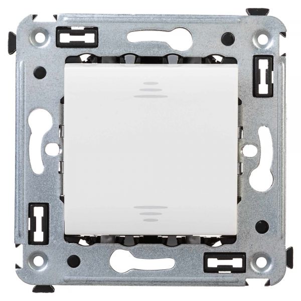 Avanti Выключатель одноклавишный, в стену Белое облако