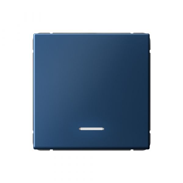 ARTGALLERY 1-клавишный ВЫКЛЮЧАТЕЛЬ с подсветкой, 10АХ, механизм, быстрозажимные клеммы, АКВАМАРИН