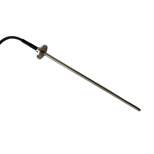 Датчик температуры канальный с термосопротивлением PT100 шток 200мм кабель 2м