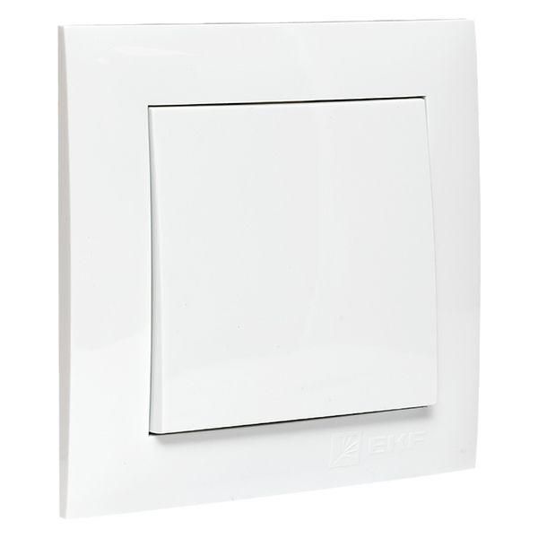 Валенсия выключатель 1-кл. 10А белый перекрестный EKF