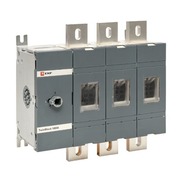 Рубильник 1000A 3P без рукоятки управления Twin block
