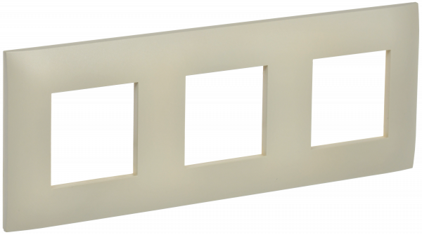 SKANDY Рамка 3-местная SK-F01B бежевый IEK