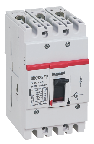 Выключатель автоматический DRX 125 HP TM Рег 3П 125A 50кА