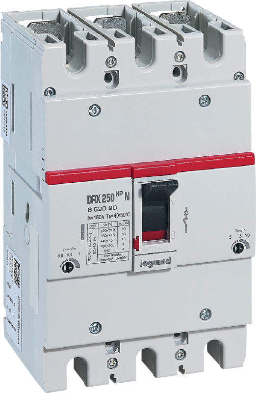 Автоматический выключатель DRX 250 HP TM Рег 3П 160A 25кА
