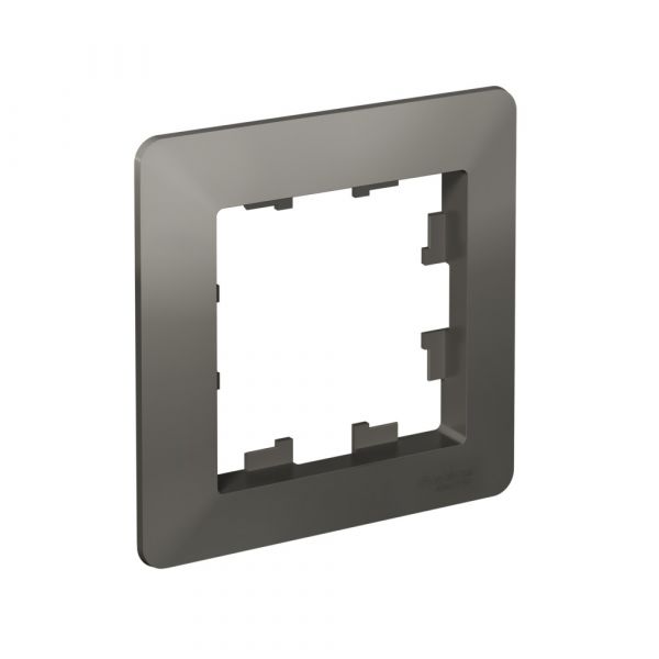 ATLASDESIGN AIR 1-постовая РАМКА, СТАЛЬ/дымчатый черный
