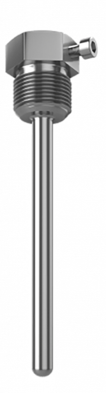 Гильза погружная G1/2 длина 100 мм диаметр 8 мм с фиксирующим винтом