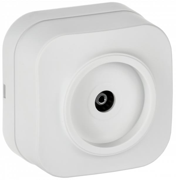 GLORY Розетка для открытой установки TV РТВ20-ХБм белый матовый IEK