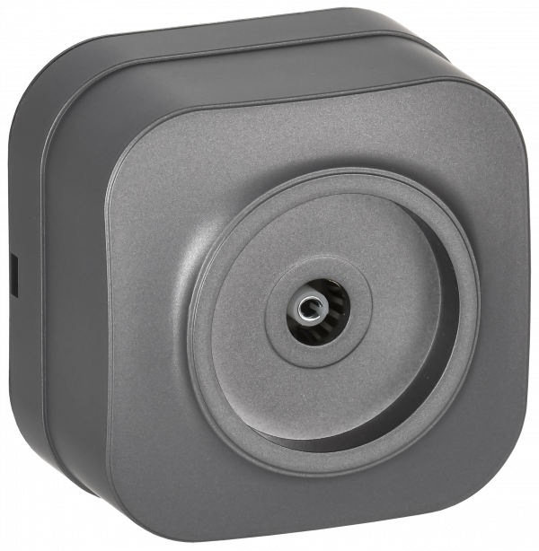 GLORY Розетка для открытой установки TV РТВ20-ХСм сталь матовый IEK