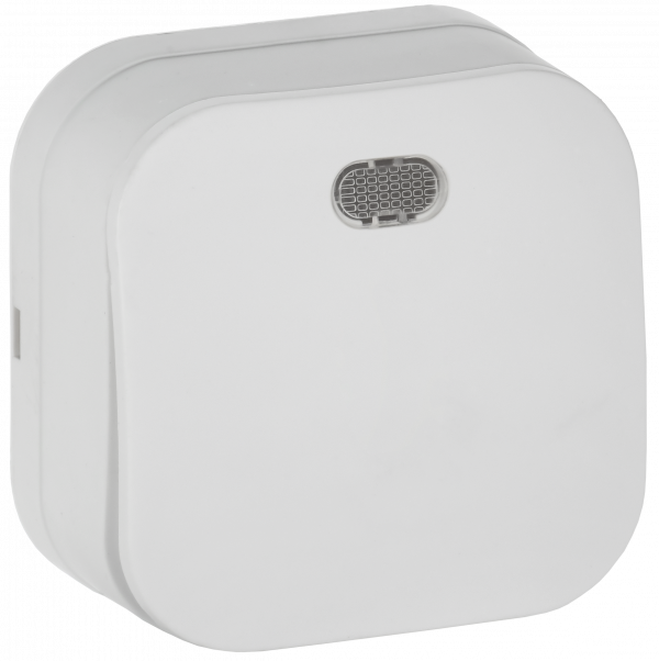 GLORY Выключатель 1-клавишный для открытой установки с индикацией 10А ВС20-1-1-ХБм белый матовый IEK