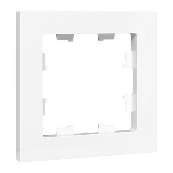 Эпика Рамка 1-местная белый пластик EKF