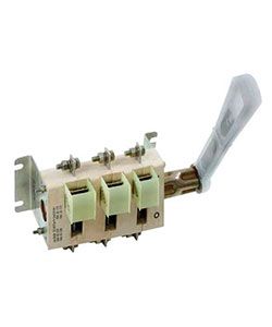 ВР32-37 А 70221-00 УХЛ3, 400А, несъёмная боковая рукоятка, 3-х полюсный на два направления, со вспомогательными контактами, IP00, выключатель-разъединитель  (ЭТ)