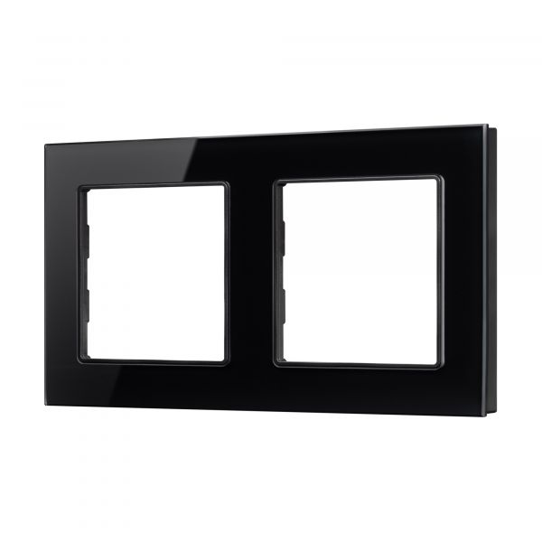 Рамка стеклянная FRM-GLARE-GS-2-BK