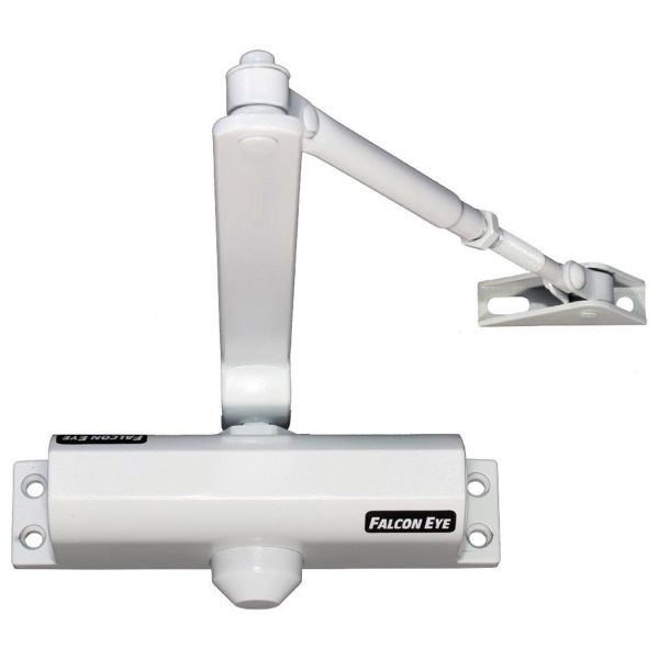 Доводчик на дверь весом 25-45кг. Литой алюминиевый корпус регулируемая скорость закрытия используется незамерзающее масло.