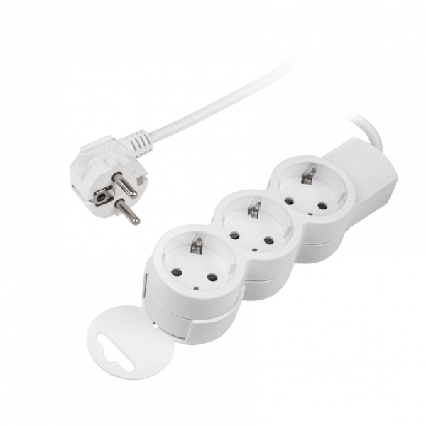 Удлинитель бытовой ФАZА FG-03-150 3x1,5 с заземлением, 10А