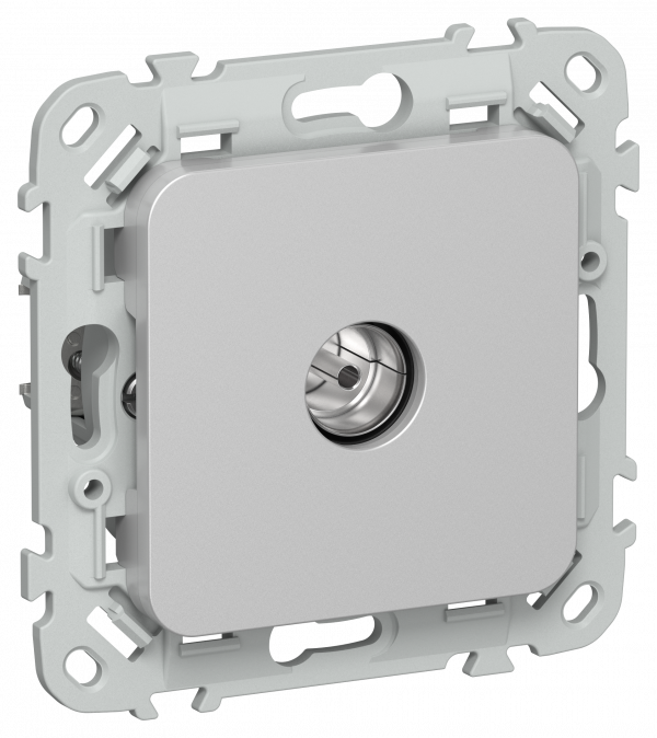 FLITE Розетка TV экранированная оконечная тип M РТВм-1-1-1-ФлА алюминий IEK