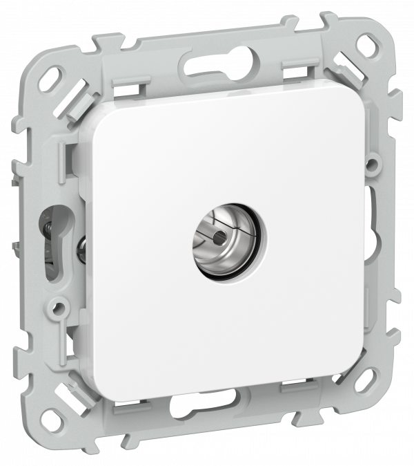 FLITE Розетка TV экранированная проходная тип M РТВм-1-1-2-ФлБ белый IEK