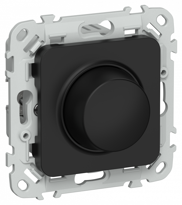 FLITE Светорегулятор проходной TRIAC 550Вт СС26-5-12-ФлЧ черный IEK