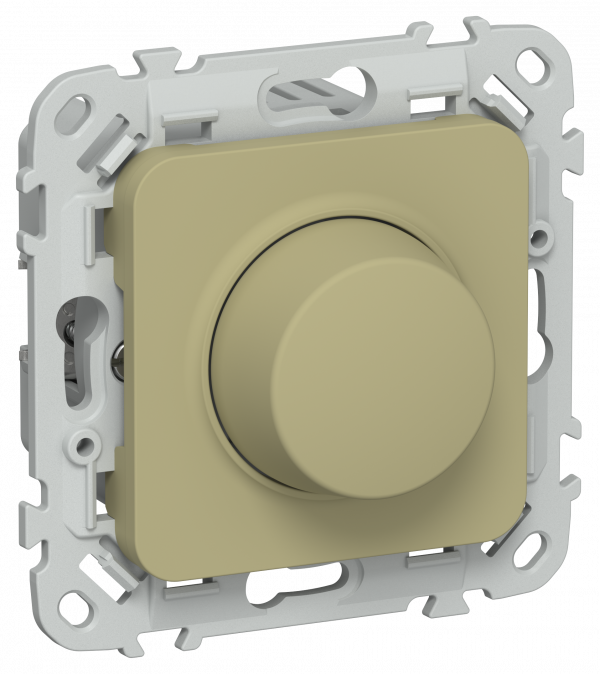 FLITE Светорегулятор проходной TRIAC 550Вт СС26-5-12-ФлО оливковый IEK