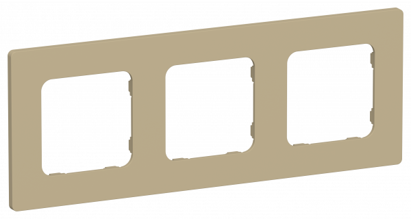 FLITE CLASSIC Рамка 3-местная РУ-3-К-ФлХ хаки IEK