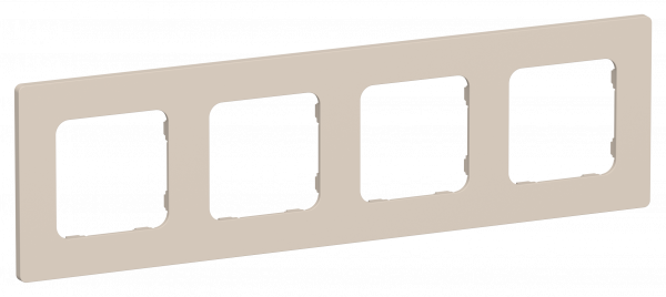 FLITE CLASSIC Рамка 4-местная РУ-4-К-ФлЛ льняной IEK