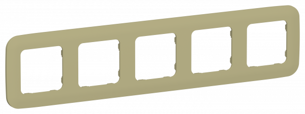 FLITE ARTISTIC Рамка 5-местная РУ-5-А-ФлО оливковый IEK