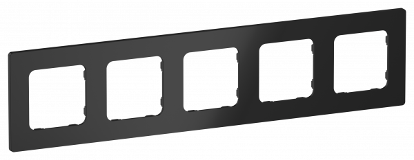 FLITE CLASSIC Рамка 5-местная РУ-5-К-ФлЧ черный IEK