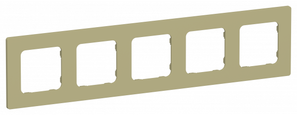 FLITE CLASSIC Рамка 5-местная РУ-5-К-ФлО оливковый IEK