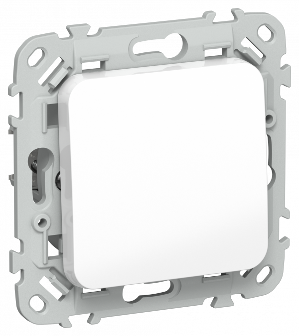 FLITE Выключатель 1-клавишный перекрестный 10А ВС71-1-0-ФлБ белый IEK