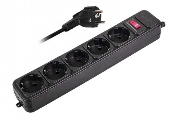 Фильтр сетевой ФАZА FOP-05GS-180-bk черный