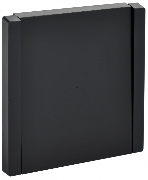 FORTE&PIANO Выключатель 1-клавишный проходной с индикацией 10А FP104 черный IEK