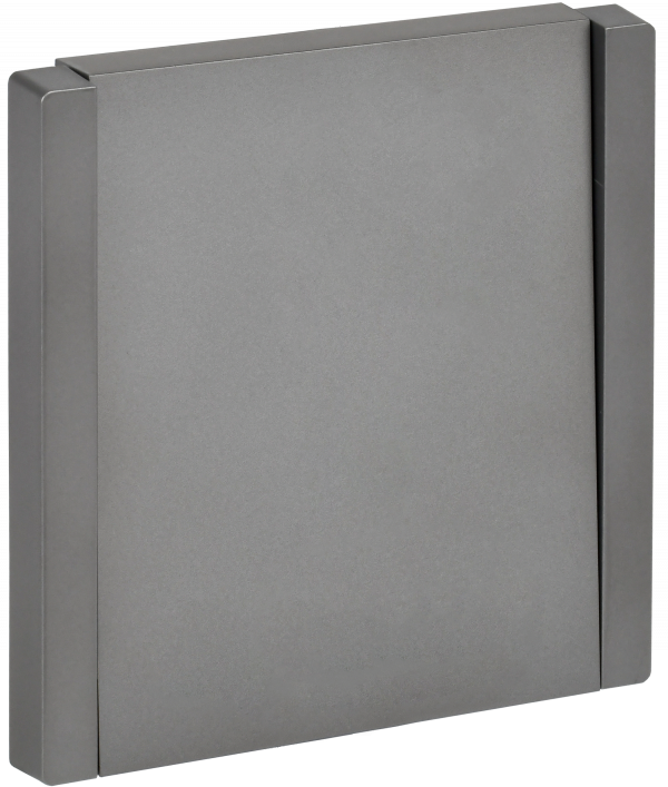 FORTE&PIANO Выключатель 1-клавишный перекрестный 10А FP512 сталь IEK