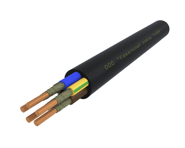 Кабель силовой ВВГнг(А)-FRLS 5х4 (N.PE)-1 однопроволочный барабан ТУ завода