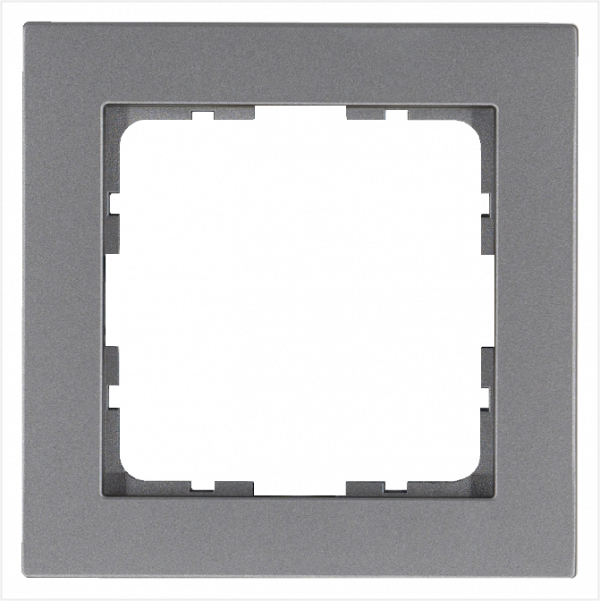 Рамка G-Classic 1-постовая, цвет Алюминий