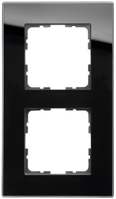Рамка 2-постовая, стекло Black Glass