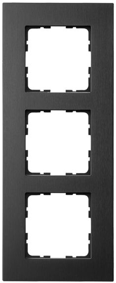 Рамка 3-постовая, алюминий Black