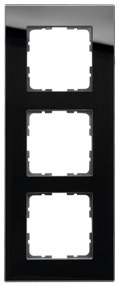 Рамка 3-постовая, стекло Black Glass