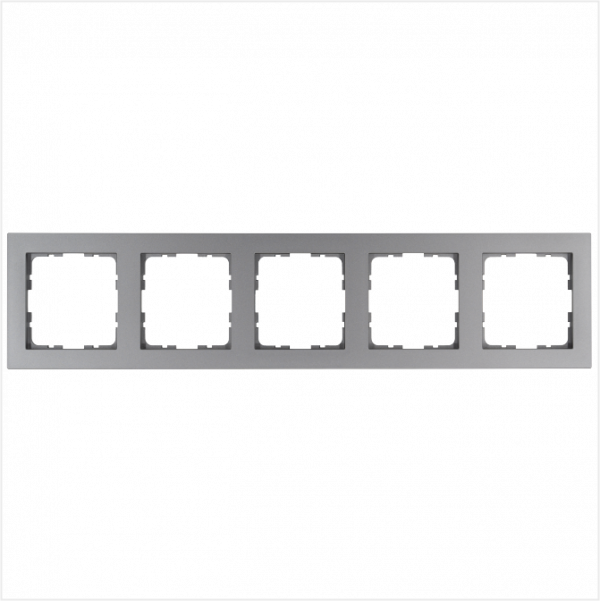 Рамка G-Classic 5-постовая, цвет Алюминий