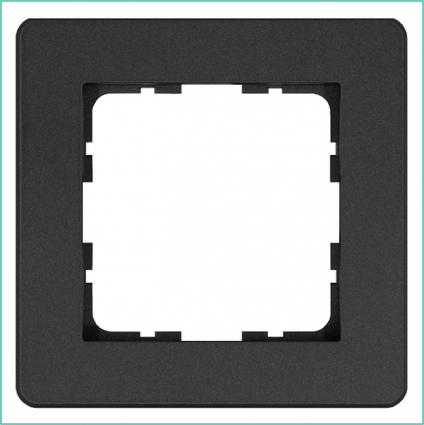 Рамка G-Flex 1-постовая, цвет Антрацит