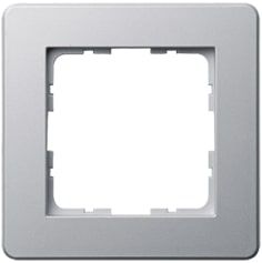 Рамка G-Flex 1-постовая, цвет Алюминий