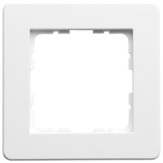 Рамка G-Flex 1-постовая, цвет белый глянцевый