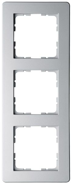 Рамка G-Flex 3-постовая, цвет Алюминий