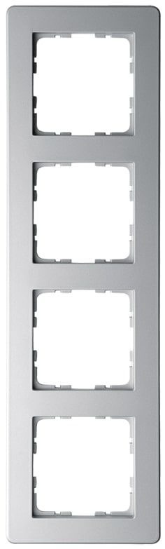 Рамка G-Flex 4-постовая, цвет Алюминий