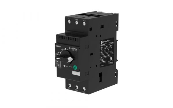 Выключатель автоматический для защиты электродвигателей GM3P 30-40A комбинированный расцепитель поворотная рукоятка ВИНТ.ЗАЖ. (GV3P40)