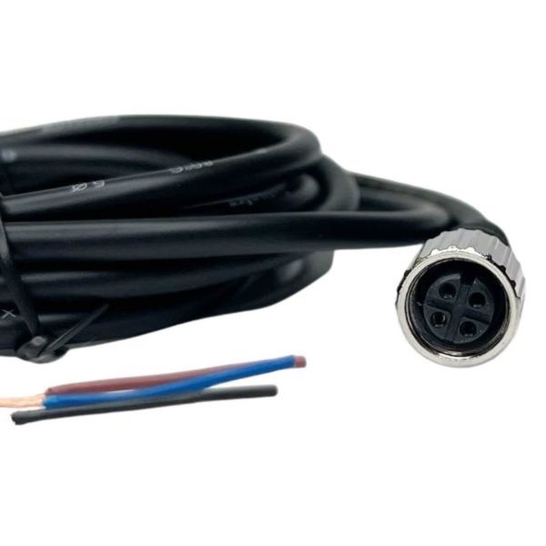 Кабель 3-проводный постоянного тока с разъемом CID  CID3-2  гнездовой тип  разъем М12  2 м.