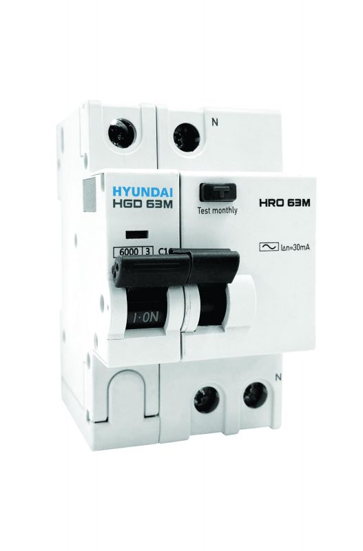 Выключатель автоматический дифференциального тока 1П+N 25А 30мА 6кА HRO