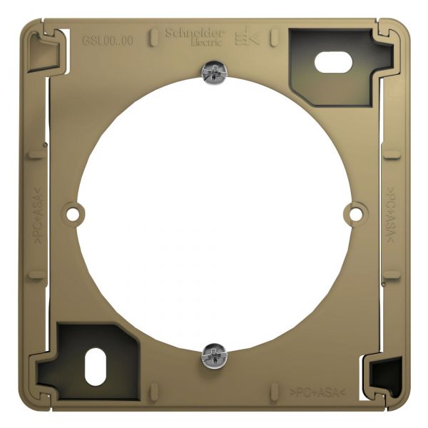 GLOSSA Коробка для наружного монтажа титан