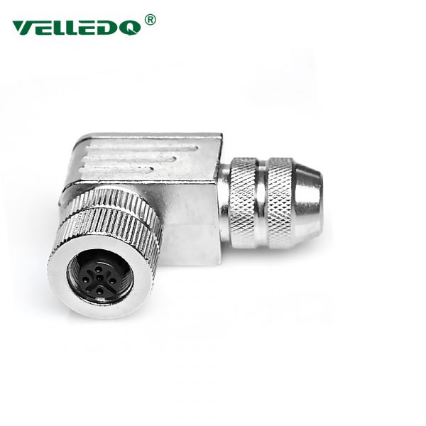 Соединитель клеммный M12P-F04S (розетка)