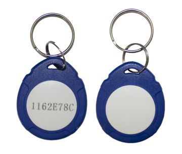 Брелок с центральной белой вставкой с нанесённым на неё UID