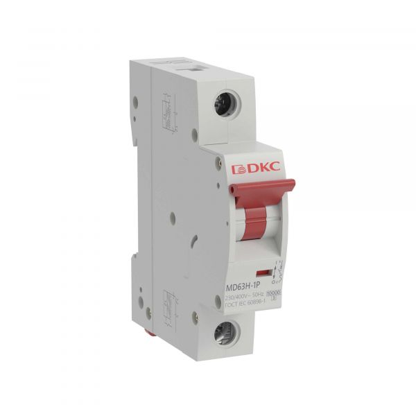 Выключатель автоматический однополюсный 10А D 10кА