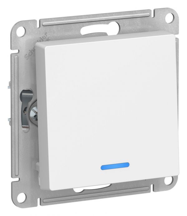 ATLASDESIGN 1-клавишный ВЫКЛЮЧАТЕЛЬ с подсветкой, сх.1а, 10АХ, механизм, ЛОТОС